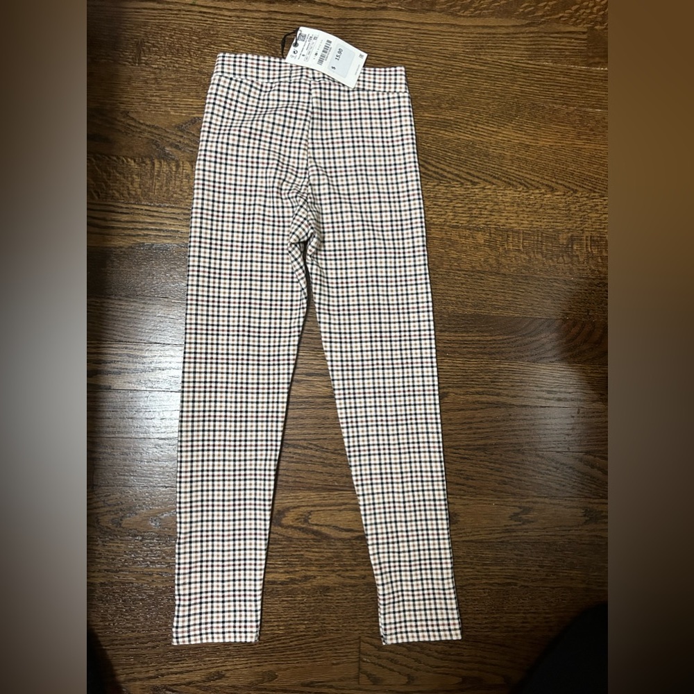 NWT Plaid leggings!